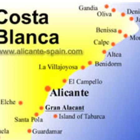 Bungalow Adaptado, Terraza Muy Grande Y Soleada. Gran Alacant Eksteriør bilde