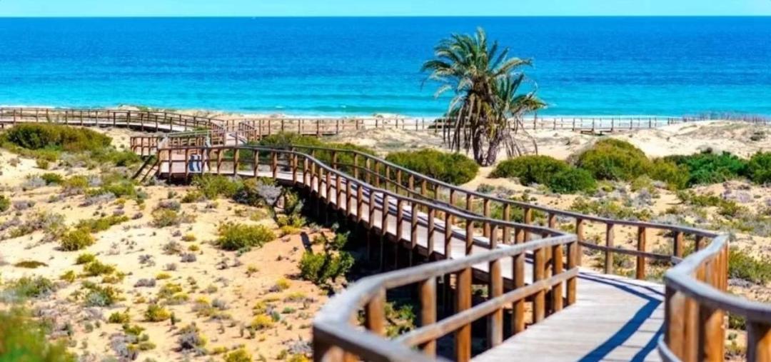Bungalow Adaptado, Terraza Muy Grande Y Soleada. Gran Alacant Eksteriør bilde